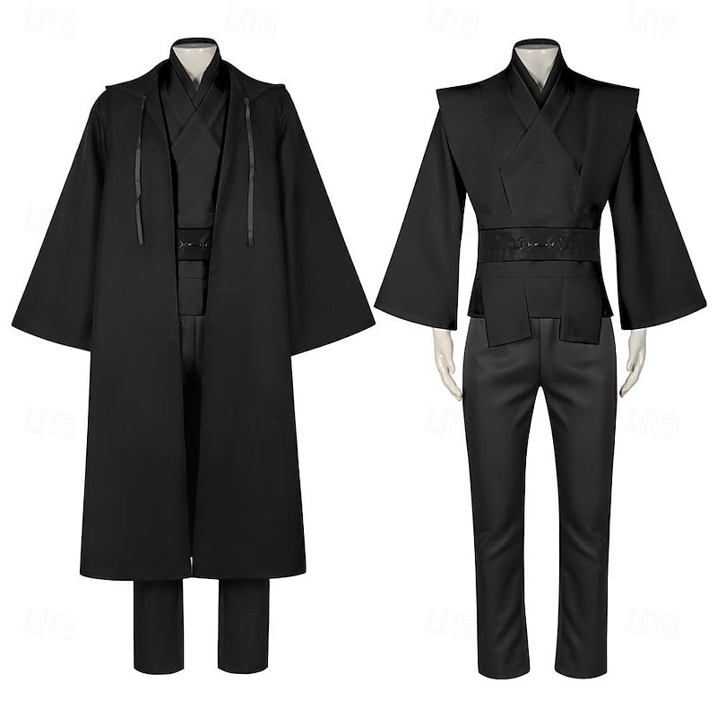 Y&D Jedi Knight Cosplay Costume Outfits Costume Cosplay for Boys' Adults Kid's Halloween Carnival Comic Con Anime Expo - Image 4