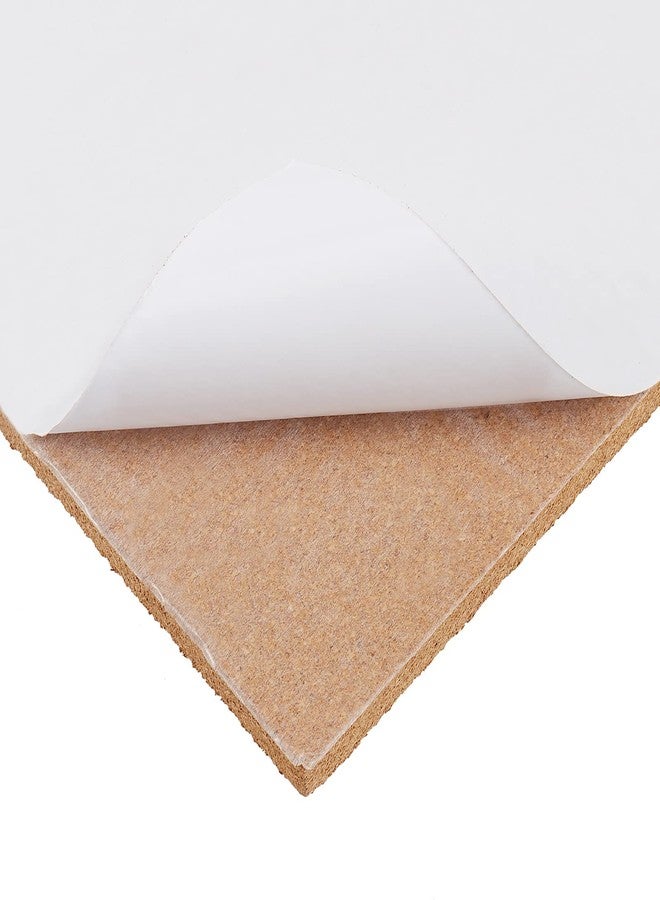 ZEONHAK 10 Pack Cork Board Tiles, 12 x 12 x 1/2 inch Bulletin Board Cork Panels, Cork Tiles with Self Adhesive for Wall Pictures, Notes, Office, Room, Home Decor - Image 3