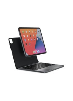Brydge 11 MAX+ Wireless Keyboard Case with Multi-Touch Trackpad for iPad Pro 11-inch (1st, 2nd & 3rd Gen) and iPad Air (4th Gen), Integrated Magnetic SnapFit Case Space Gray (Space Grey)