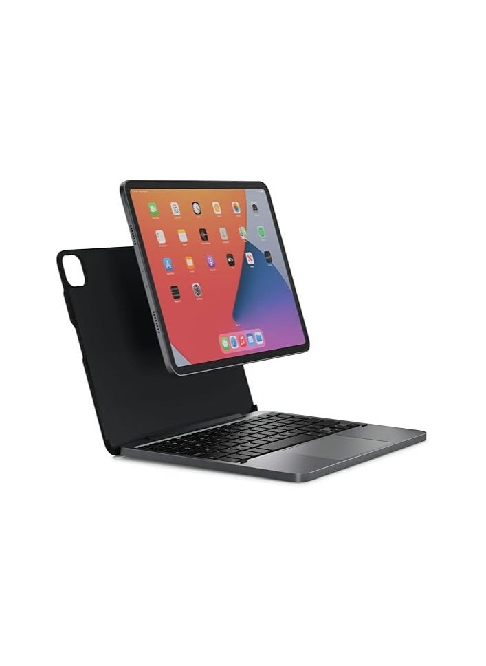 Brydge - Brydge 11 MAX+ Wireless Keyboard Case with Multi-Touch Trackpad for iPad Pro 11-inch (1st, 2nd & 3rd Gen) and iPad Air (4th Gen), Integrated Magnetic SnapFit Case Space Gray (Space Grey) - Image 1
