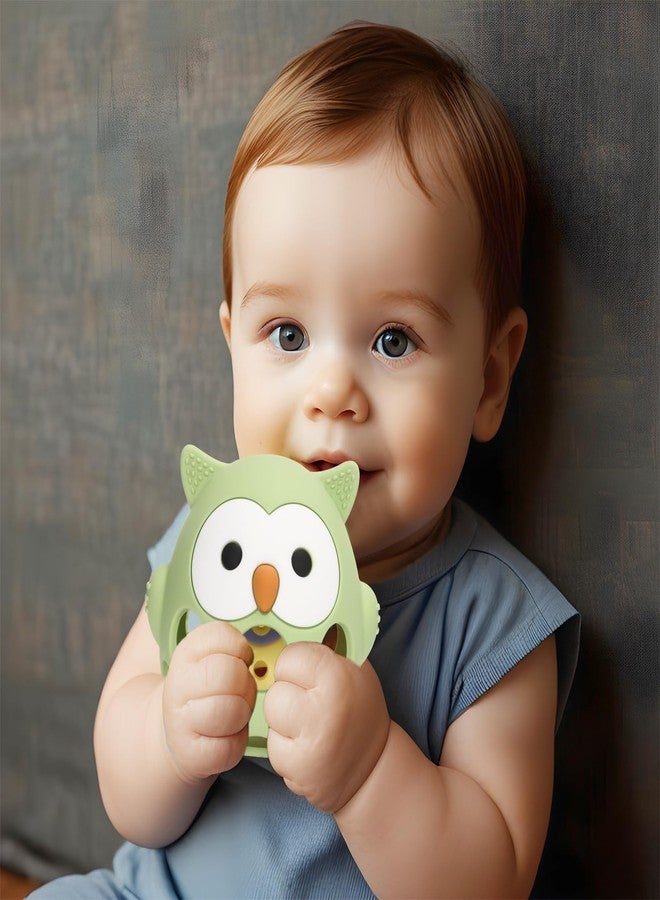 Venditer Baby Toys 0-3 Months, Rattle Toys Newborn 3-6 6-9 Months, Montessori Baby Toys 0-6 Months Baby Games Montessori 1 Year Sensory Games for Babies (Green) - Image 5