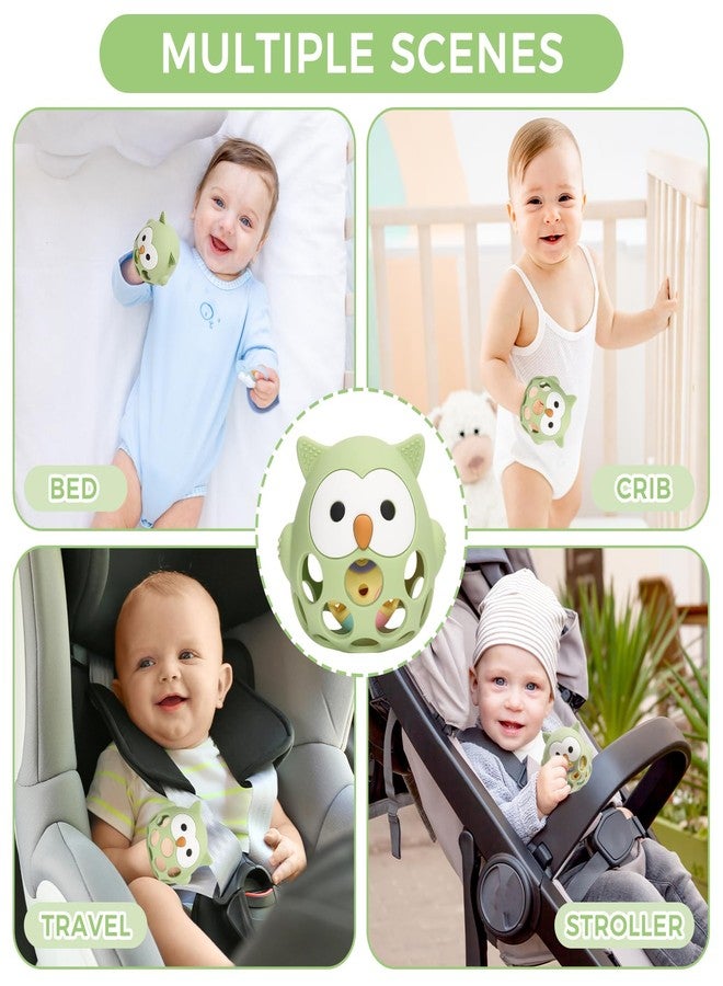 Venditer Baby Toys 0-3 Months, Rattle Toys Newborn 3-6 6-9 Months, Montessori Baby Toys 0-6 Months Baby Games Montessori 1 Year Sensory Games for Babies (Green) - Image 4