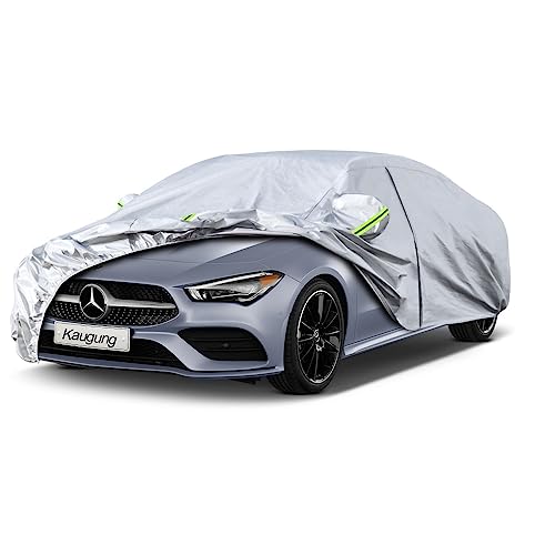 Kaugung 6 Layers Car Cover Custom Fit Mercedes-Benz CLA Class CLA180 200 250 35 45 Sedan from 2013 to 2025, Waterproof Car Cover All Weather for Automobiles Outdoor, Sun Rain Dust Snow Protection. - Image 1