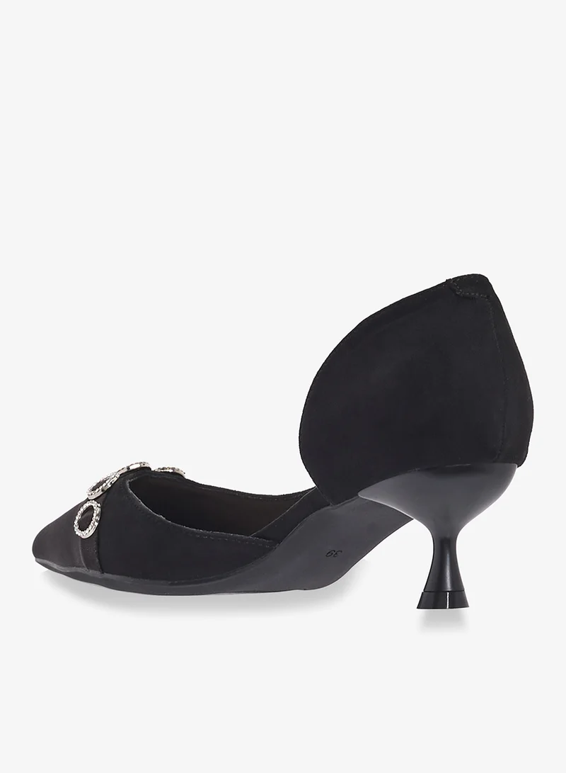 Khizana Black classic_pumps for Women | Best Price UAE
