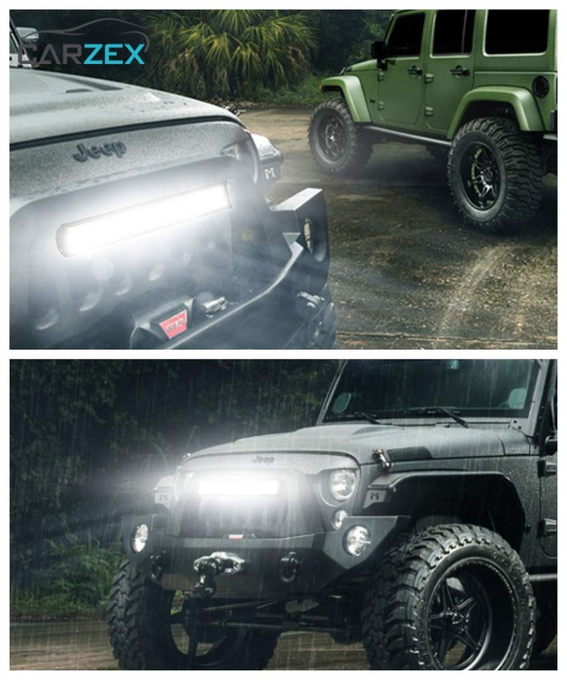 Carzex®20-Inch 96 LED Mercury Bar Fog Light for Car/Bike/Scooty | Super Bright White Light | Waterproof & Durable Driving Lamp | Universal Fit LED Light Bar - Image 5