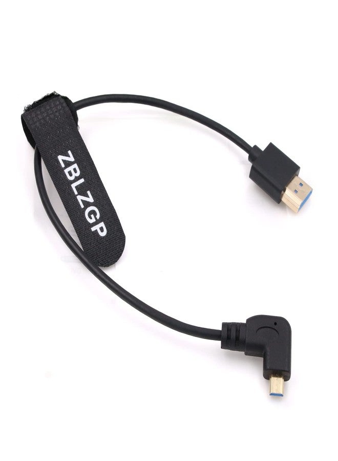 ZBLZGP 8K HDMI Cable for Deep Sea ROV 8K Monitoring Oceaneering Underwater,RED Scarlet-W,Canon EOS M6 Camera, Canon XF405 Camcorder,Left and Right Bend,HDMI, Red Braided - Image 1