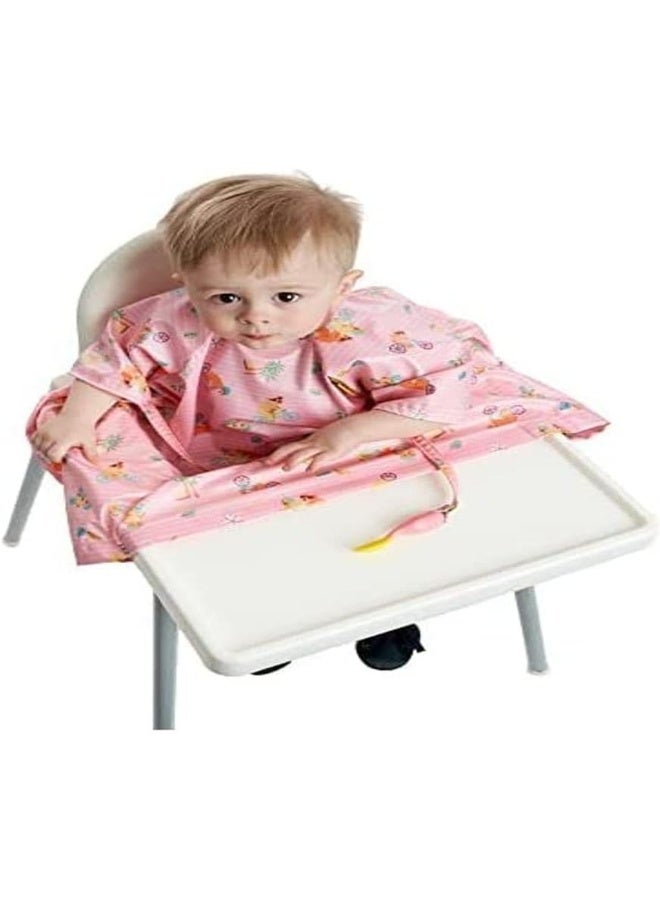 bibado BIBaDO - Long Sleeve Baby Bibs - Babies & Toddlers 6-36 Months - Coverall Baby Weaning Bib - Easy Wipe Clean & Soft Fabric - Attach to Highchair & Tables - Waterproof - Machine Washable - Baby Gifts - Image 4
