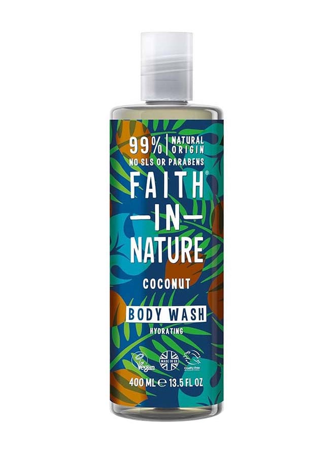 Faith in Nature Body Wash - CoconutFaith In Nature Coconut Body Wash, 400 Ml  - Image 1