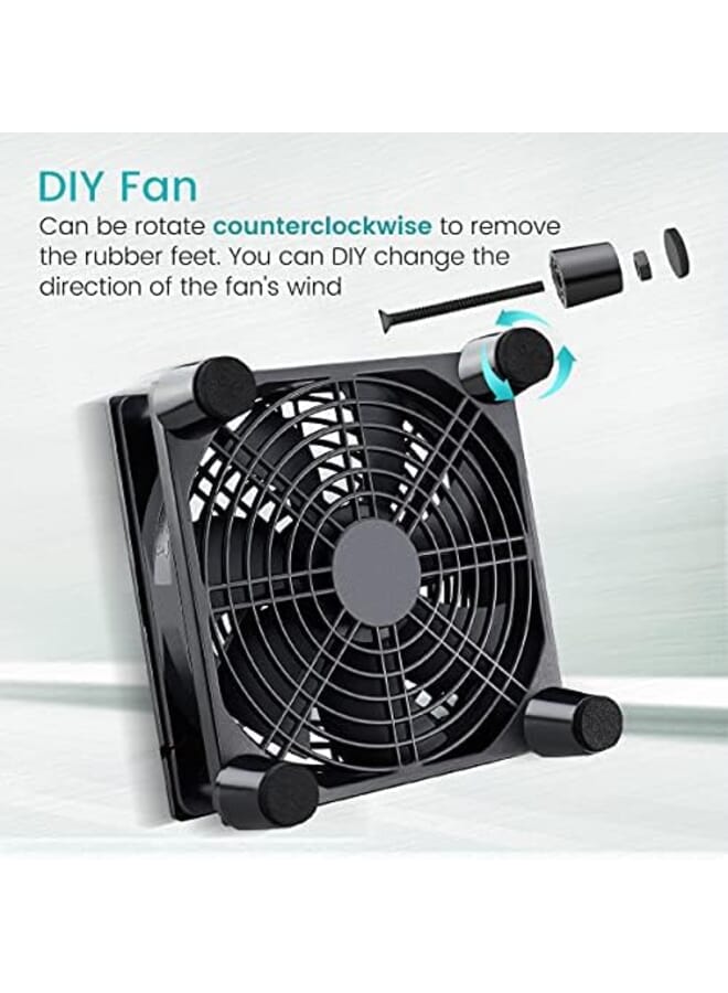 Cooling Case Fan For Receiver Dvr Xbox Tv Box Router 120Mm X 25Mm 5V Usb Power - Image 3