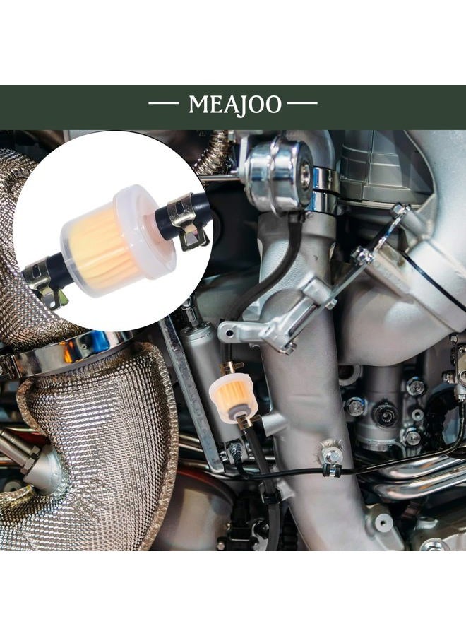 MEAJOO 6PCS 1/4 Inch Gas Inline Fuel Filters, with magnet, Universal for Stratton Small Engine, Kohler, Kawasaki, Birggs, John Deere, Gasoline Generator Lawn Mower Motorcycle - Image 5