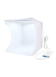 NIBEMINENT Foldable Photo Studio Box With 6 Colors Backdrops White  - Image 1