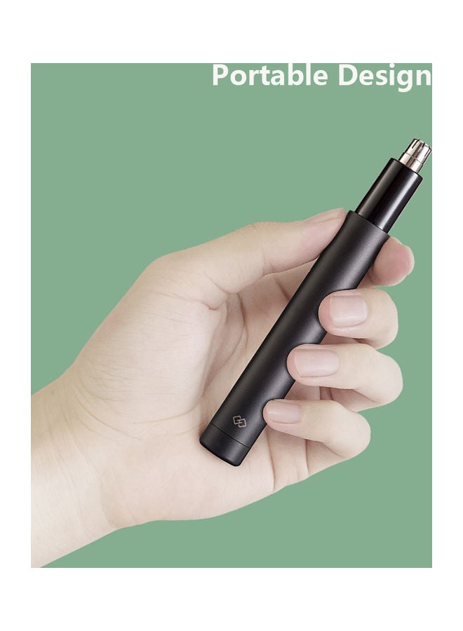 ماكينة كهربائية صغيرة لتهذيب شعر الأنف للرجال أسود . 15.4 X 3.6 X 6.3سم - Image 3