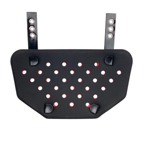 Battle Sports Defender Pro Football Back Plate, Adult & Youth Sizes, EVA Foam Padding (White, Adult) - Image 3