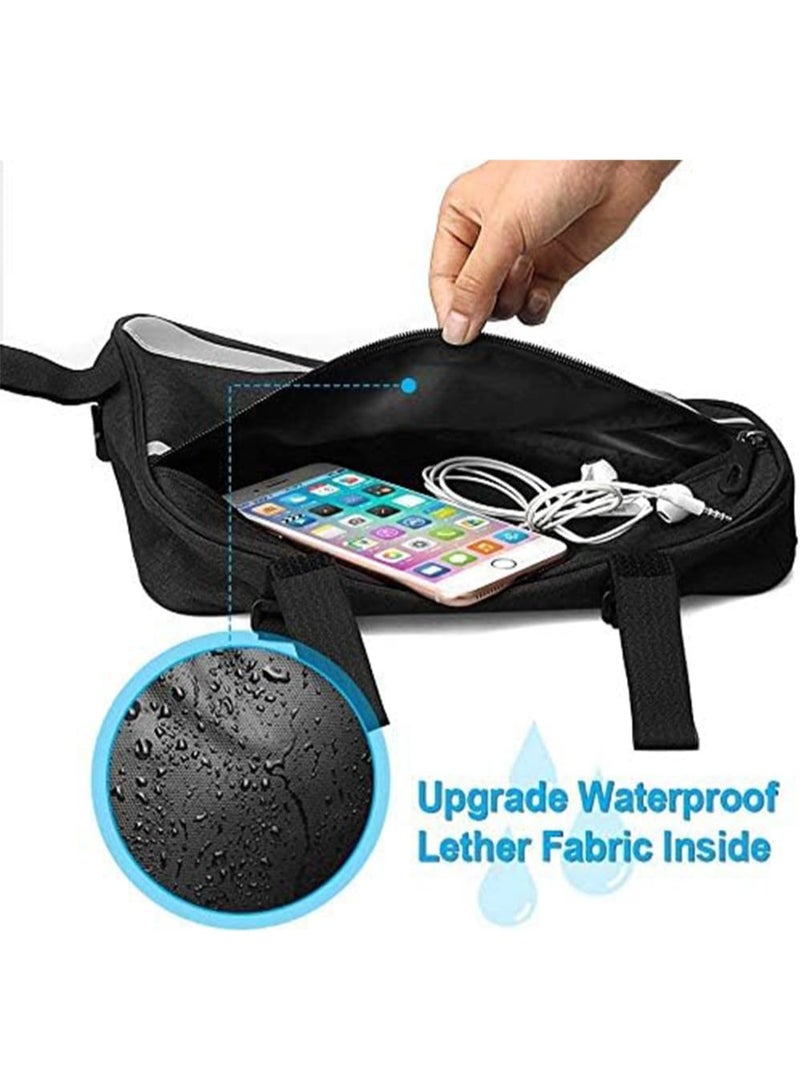 Soofam Bike Bicycle Triangle Frame Bag - Bike Bicycle Storage Pack - Road Mountain Cycling Saddle Pouch Bag - Image 2