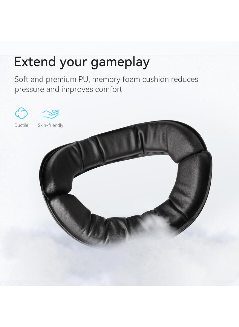 OHAHO - Design Comfort Head Strap Accessories Compatible with Meta Quest 3 Elite Strap Replacement for Enhanced Support with 6000mAh Battery Compatible White - Image 1