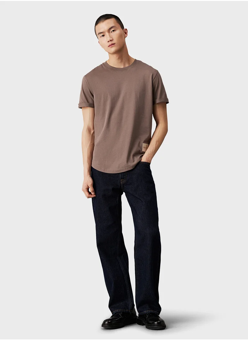 Calvin Klein Jeans Logo Print Crew Neck T-Shirt