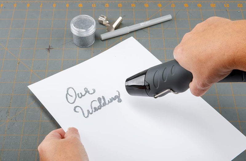 GENESIS Compact Corded Electric 350W Heat Gun 662F with Curved Reflector Nozzle and 6ft. Power Cord for Crafts, Embossing, Paint Stripping, Shrink Wrap, and Heat Shrink Tube (GHG350) - Image 2