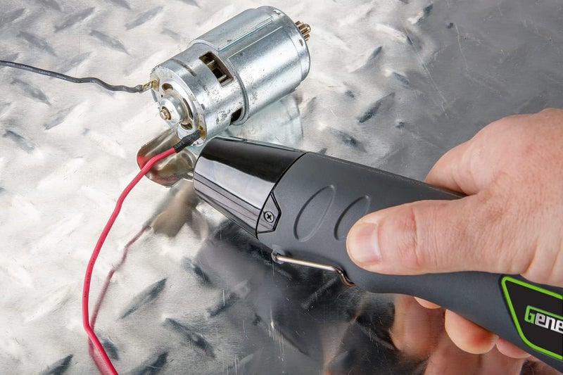 GENESIS Compact Corded Electric 350W Heat Gun 662F with Curved Reflector Nozzle and 6ft. Power Cord for Crafts, Embossing, Paint Stripping, Shrink Wrap, and Heat Shrink Tube (GHG350) - Image 3