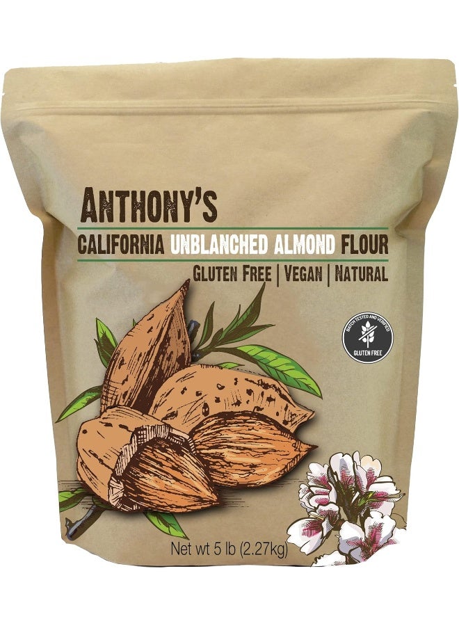 Anthony's Unblanched Almond Flour - 5lb - Image 1