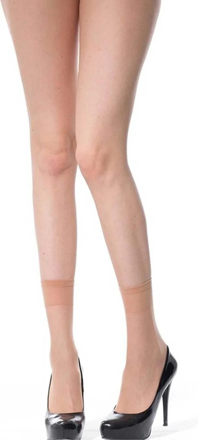 Dode Flora Women's Socks 3 Pcs Fit Thin Shiny Toe Reinforced Durable Flexible Good News -