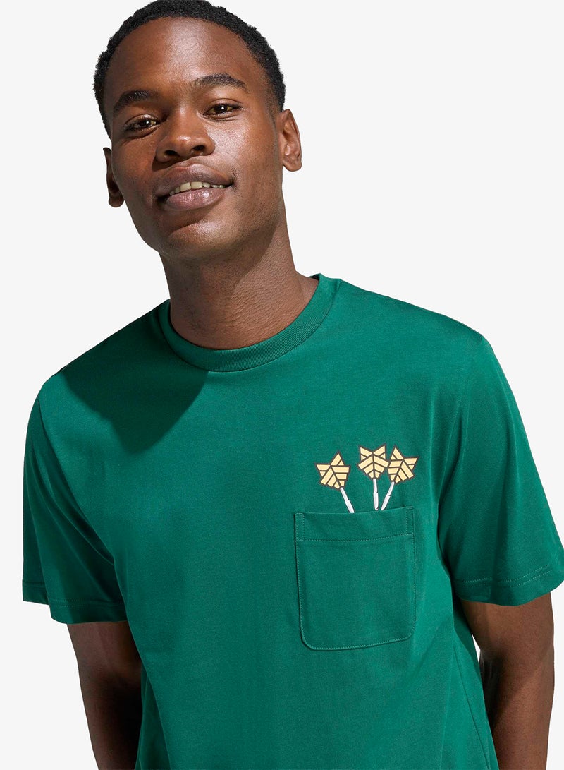 Adidas Novelty Dart Graphic T-Shirt - Image 3