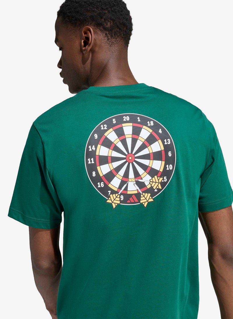 Adidas Novelty Dart Graphic T-Shirt - Image 4