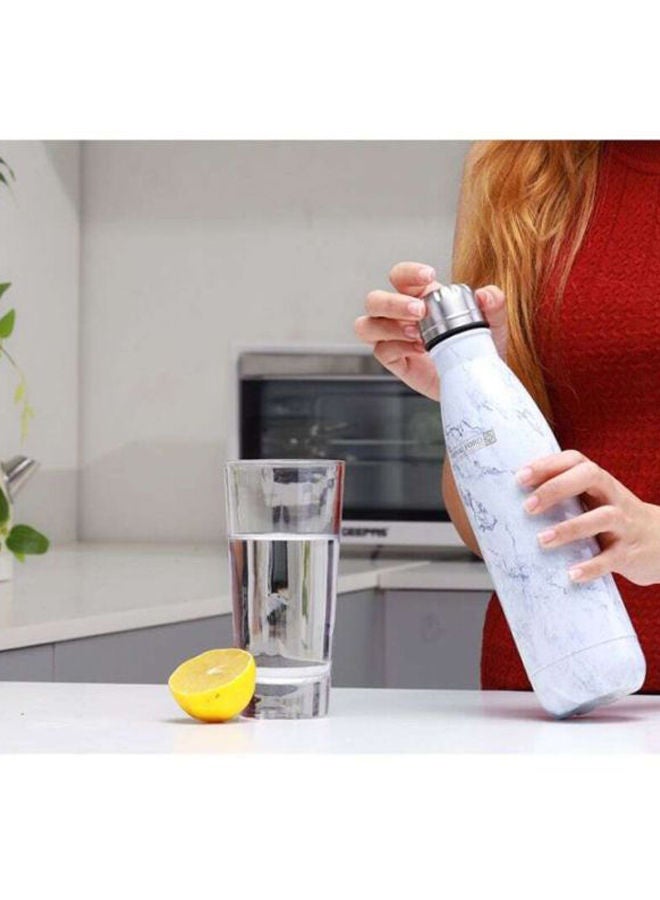 NIBEMINENT Insulated Water Bottle White 500ml - Image 4