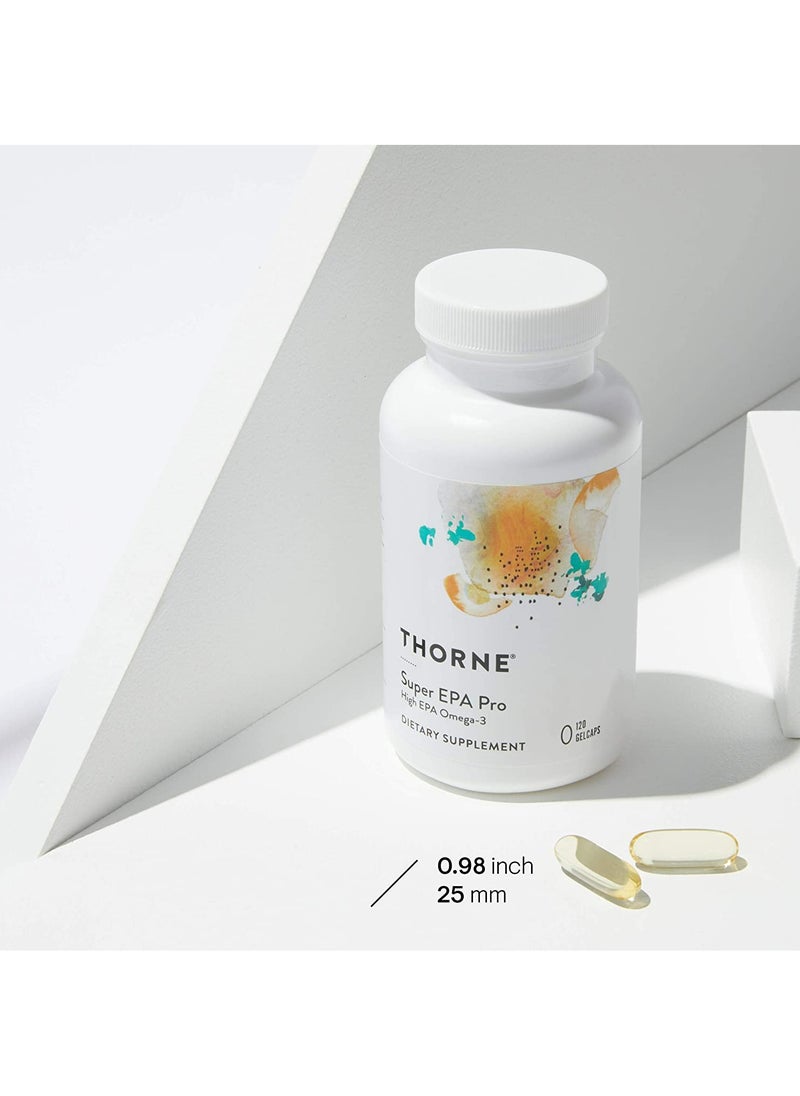 Thorne مكمل غذائي Super EPA Pro High EPA أوميجا 3، 120 كبسولة هلامية  - Image 3