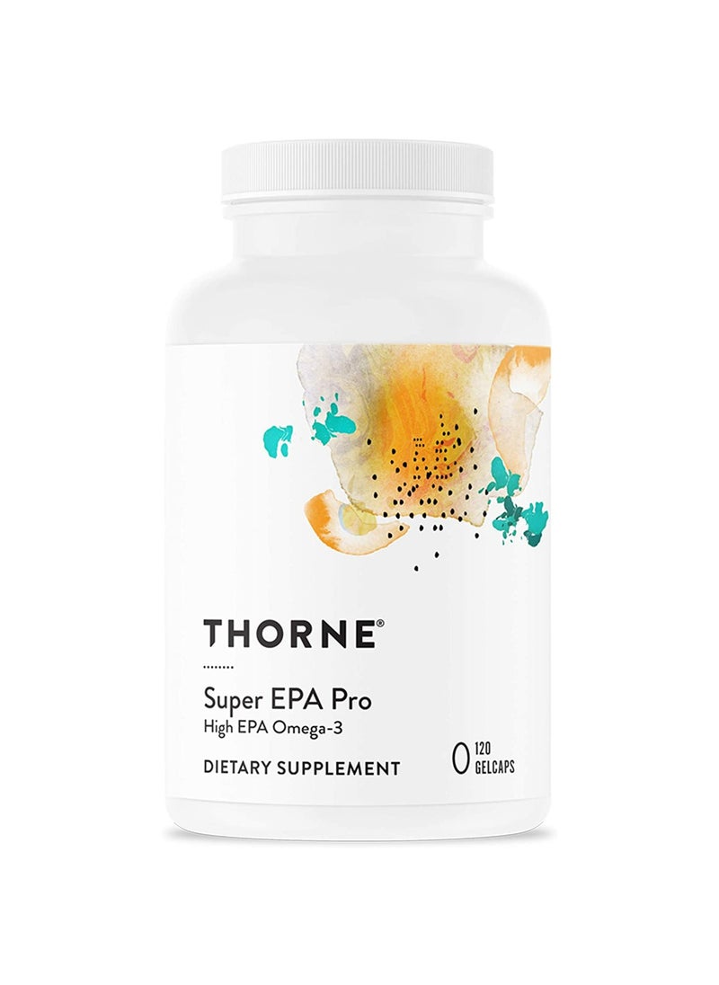 Thorne مكمل غذائي Super EPA Pro High EPA أوميجا 3، 120 كبسولة هلامية  - Image 1