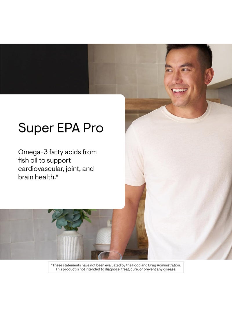 Thorne مكمل غذائي Super EPA Pro High EPA أوميجا 3، 120 كبسولة هلامية - Image 3