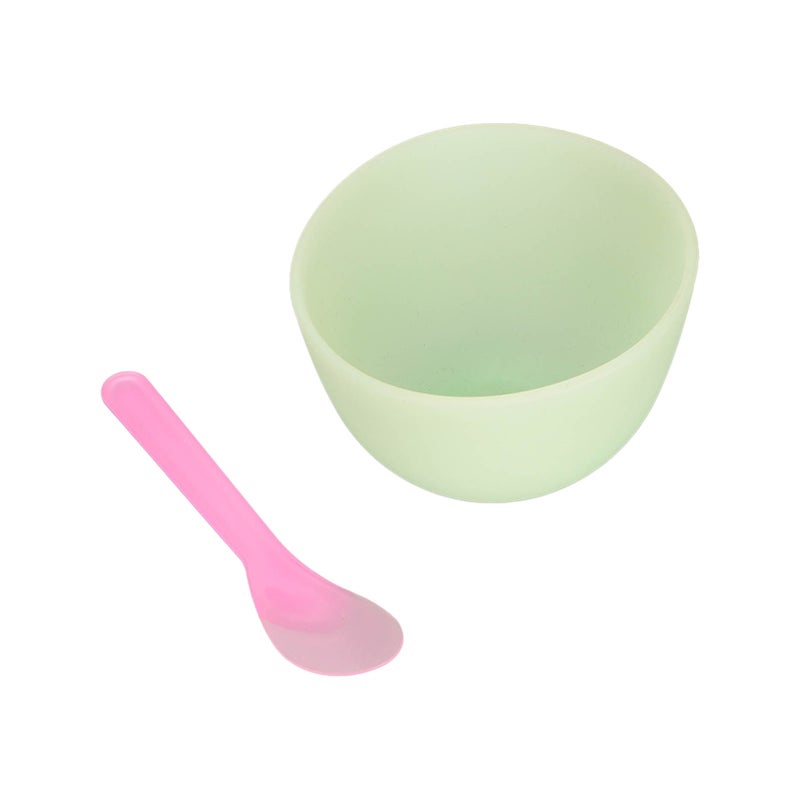 2set Face Mask Applicator Silicone Material Washable Reusable Soft Flexible Portable DIY Skin Care Bowl Brush Set - Image 3