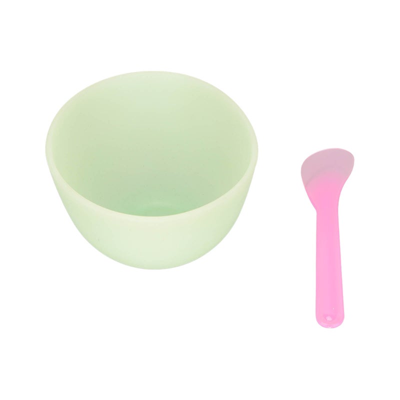 2set Face Mask Applicator Silicone Material Washable Reusable Soft Flexible Portable DIY Skin Care Bowl Brush Set - Image 5