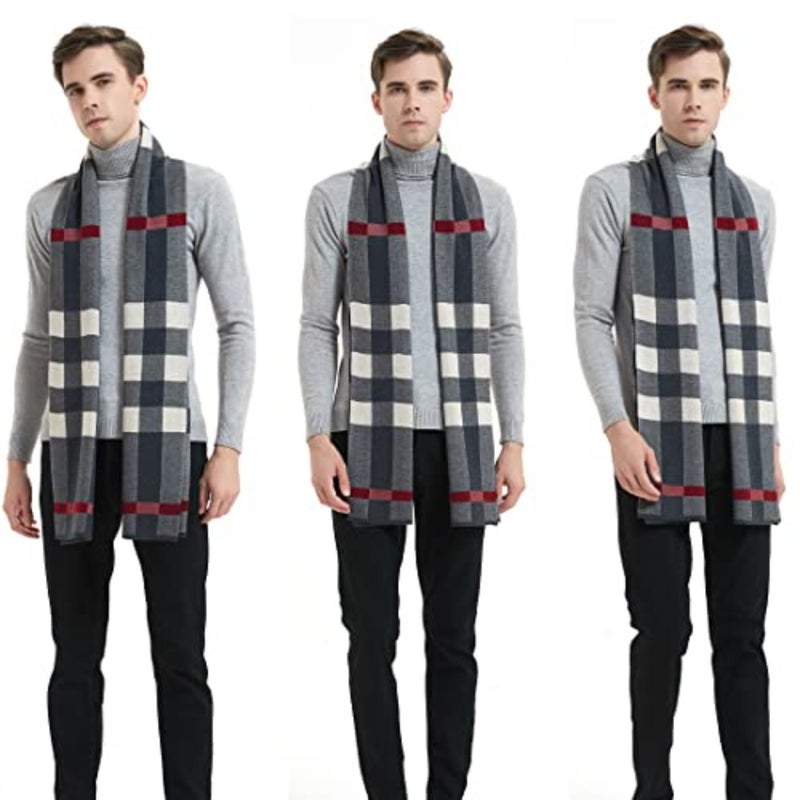 Men Wj6006 Mens Scarf Winter pack of 1 - Image 3