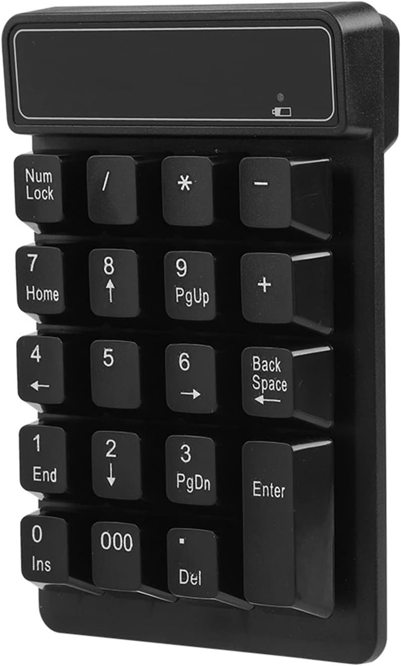 19 Key Wireless Numeric Keypad with Thousand Key for Touch Input, Suspension Buttons, Waterproof Design, Portable, Size - Image 2
