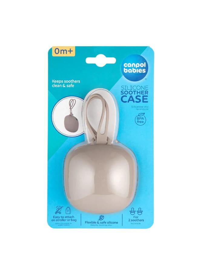 Canpol Babies Silicone Soother Case - Beige - Image 1