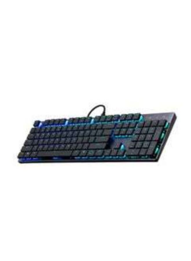 keyboard, Mechanical Switches, Strong Adjustable Tilt Legs, Full Size, Aluminum Top Case, 104 Keys, USB Corded, Windows - Image 2