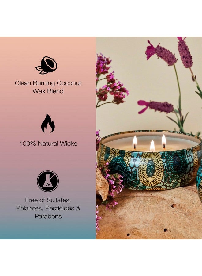 Voluspa French Cade Lavender, 3 Wick Tin Candle, 12 oz, 40 Hour Burn Time, Coconut Wax for Clean Burning, Handcrafted in the USA - Image 4