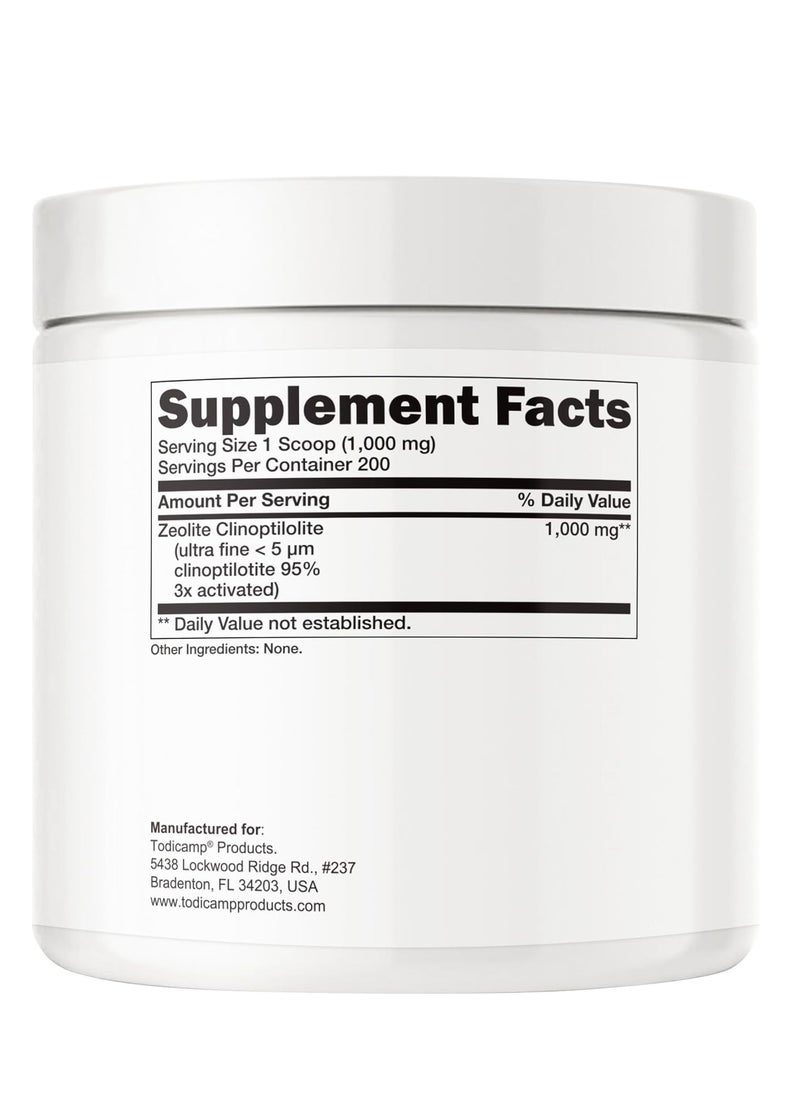 TODICAMP TODICAMP Zeolite Sorbolit Detox Powder 7.05oz 200 days  - Image 2