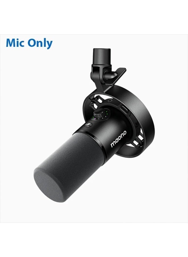 ماونو PD300X مايك دايناميكي USB/XLR – أسود الكابل الـ XLR غير مُرفق مع المنتج - Image 1