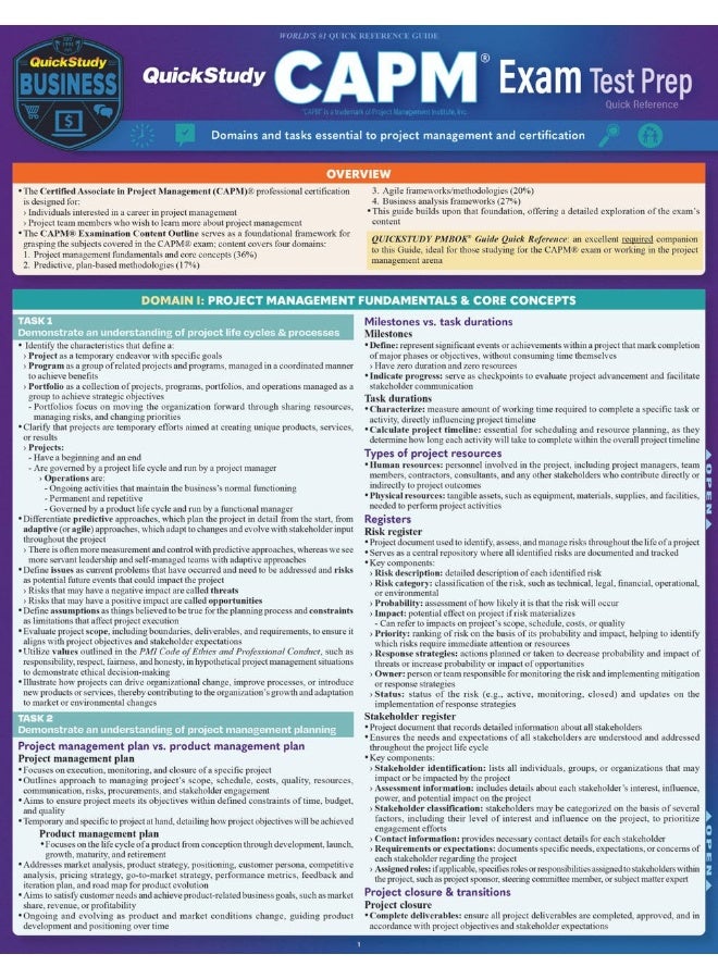 CAPM Exam Test Prep - Image 2