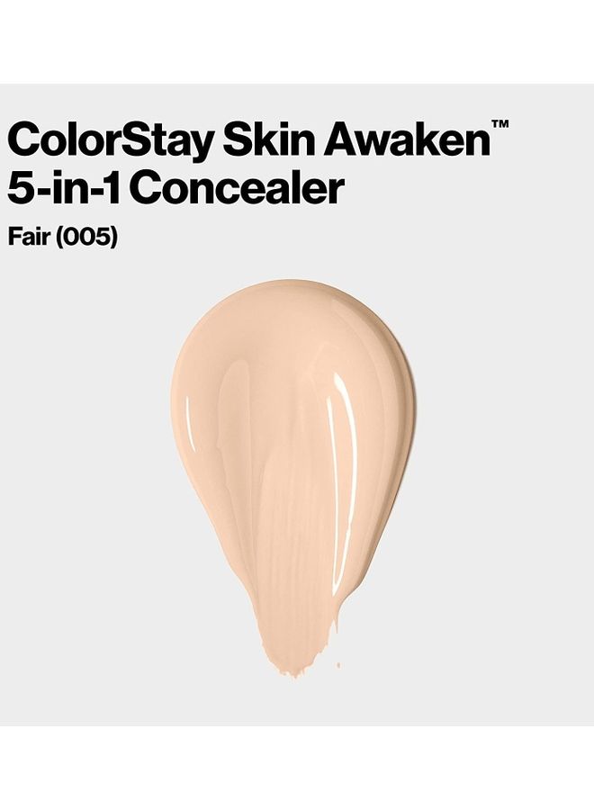 Revlon Colorstay Skin Awaken 5-In-1 Concealer Fair 005 - Image 3