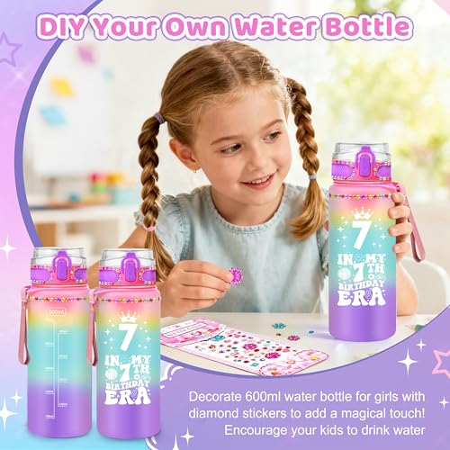 Lepiche 4-9 Year Old Girl Birthday Gifts, Unicorn Gifts for Girls Age 4-9, Gift Ideas for Girls Kids, Fun Toys Set Gift Basket for Girl, Birthday Decorations for Sister Daughter Granddaughter Niece Christmas - Image 3