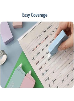 Oasisgalore 6 Pieces White Out Correction Tape for Instant Corrections, Portable Multicolor Ink Correction Tape for School, Office, Home  - Image 5