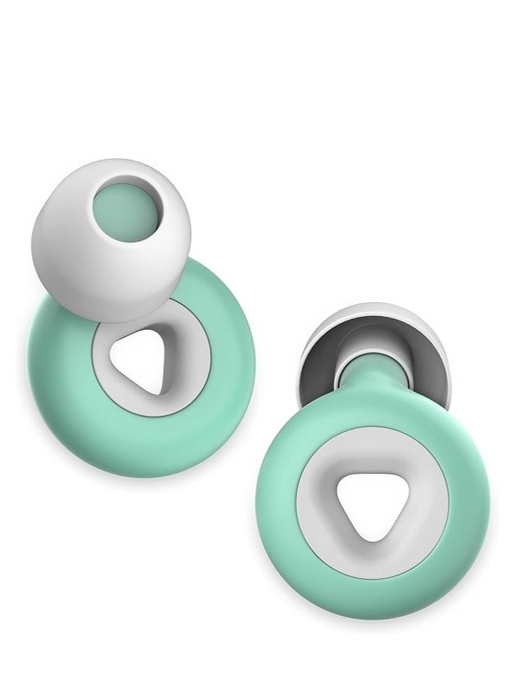 Generic Noise Cancelling Ear Protection EarPlugs for Sleep, Concerts, Work, Study, Perfect Earplugs for Noise Reduction Green  - Image 1