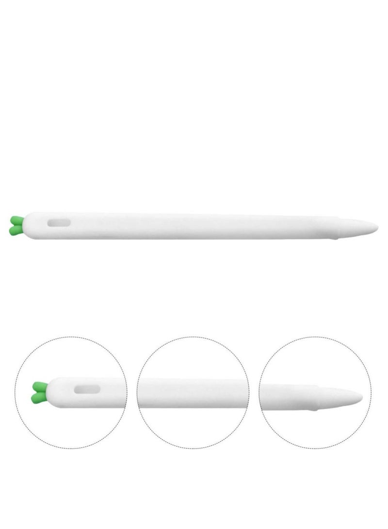 Y&D Stylus Sleeve Holder Carrot Shaped Cover Silicone Screen Touch Pen Grip Compatible with for Apple Pencil 2nd Generation - Image 3