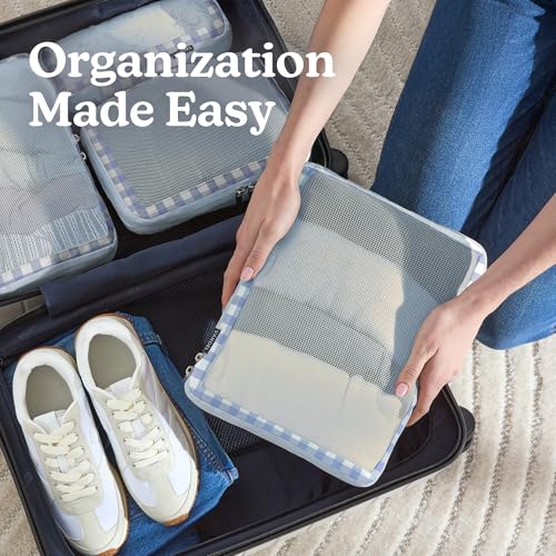 Vandel Space-Saving Compression Packing Cubes for Women with Hanging Toiletry Bag, Laundry Bag, Compressible Carry On Suit Case Organizer Luggage Packing Cubes for Travel Compression Organizer Bags - Image 5