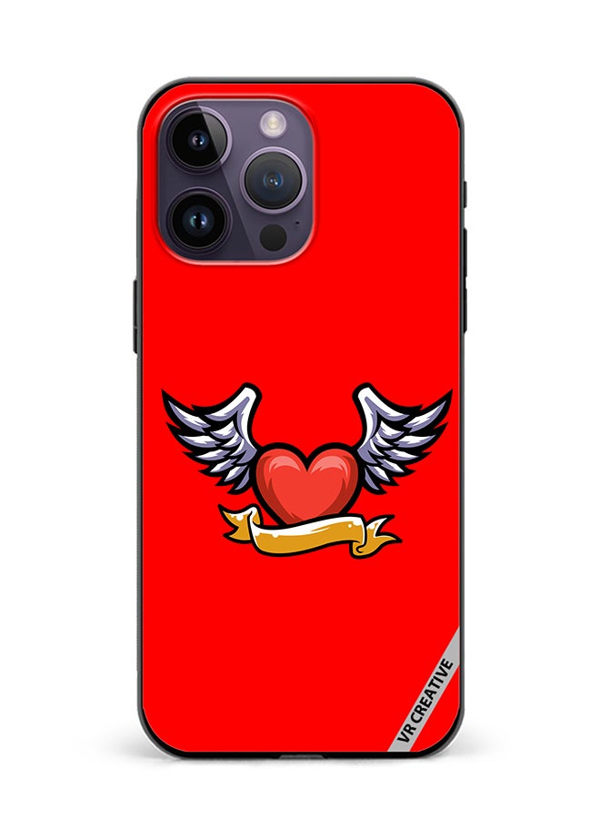 VR CREATIVE Protective Case Cover For Apple iPhone 16 Pro Max Loving Heart Design Multicolour