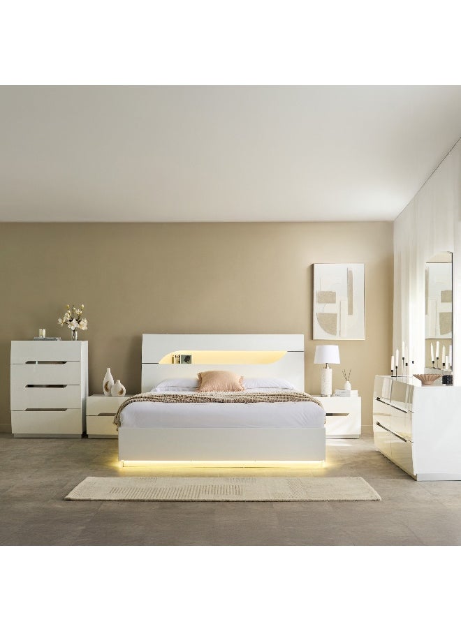 Home Box Dixon High Gloss Chest of 4-Drawers  - Image 5