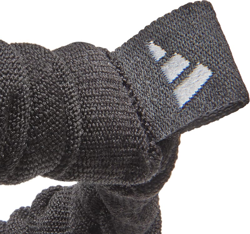 Adidas Thin Hair Scrunchies - Black and Lucid Pink - Image 3
