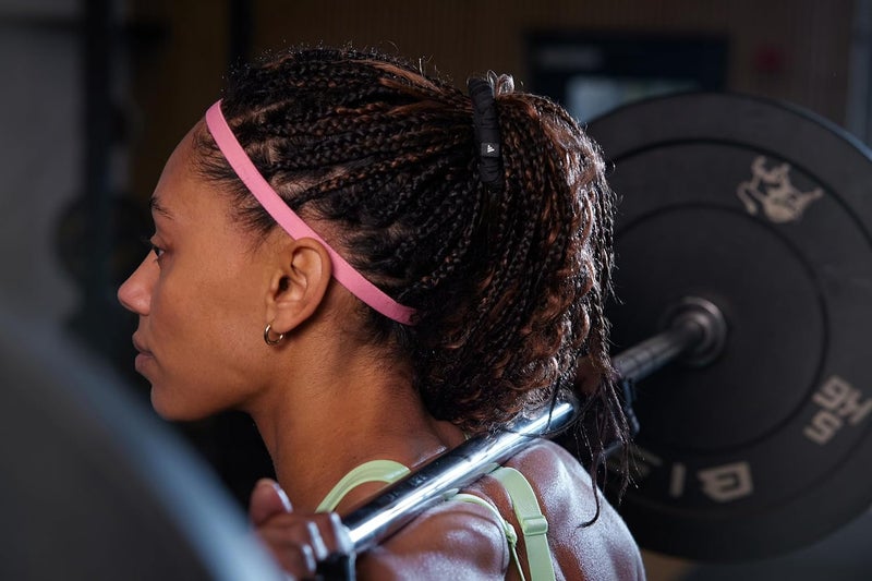 Adidas Thin Hair Scrunchies - Black and Lucid Pink - Image 5